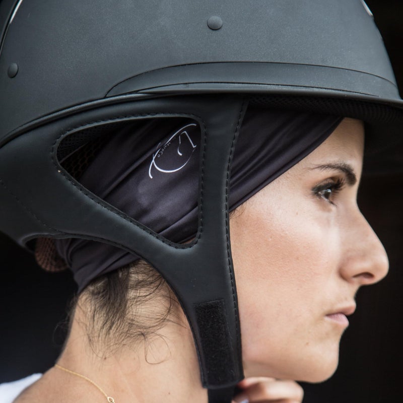 myMareCo Equestrian Headbands for Women, Under Riding Helmet Bands, Sportswear Wide Hair Wrap Suitable for Use with Bike Helmets, Yoga & Hiking - Image 4